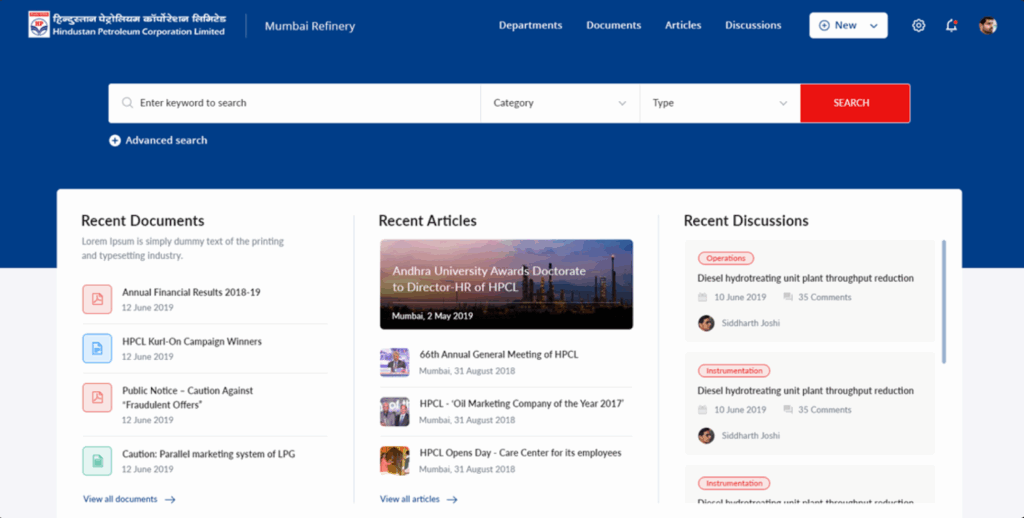 Centralized Compliance Management for a Petroleum Refinery
